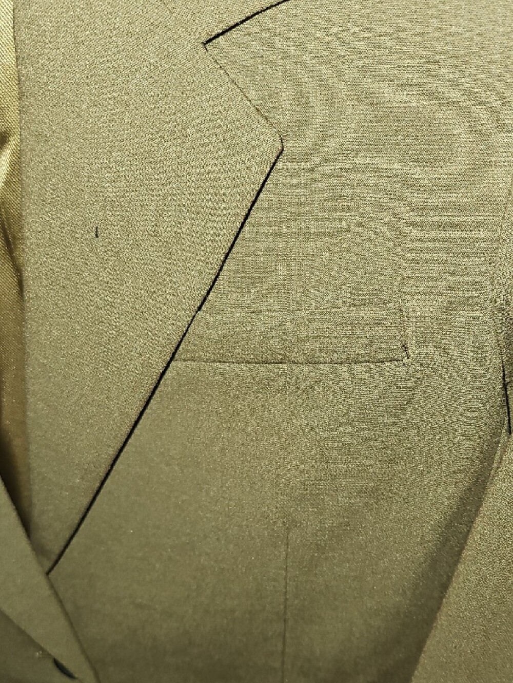 Zara Olive Blazer with Notch Lapel - Picture 5 of 5